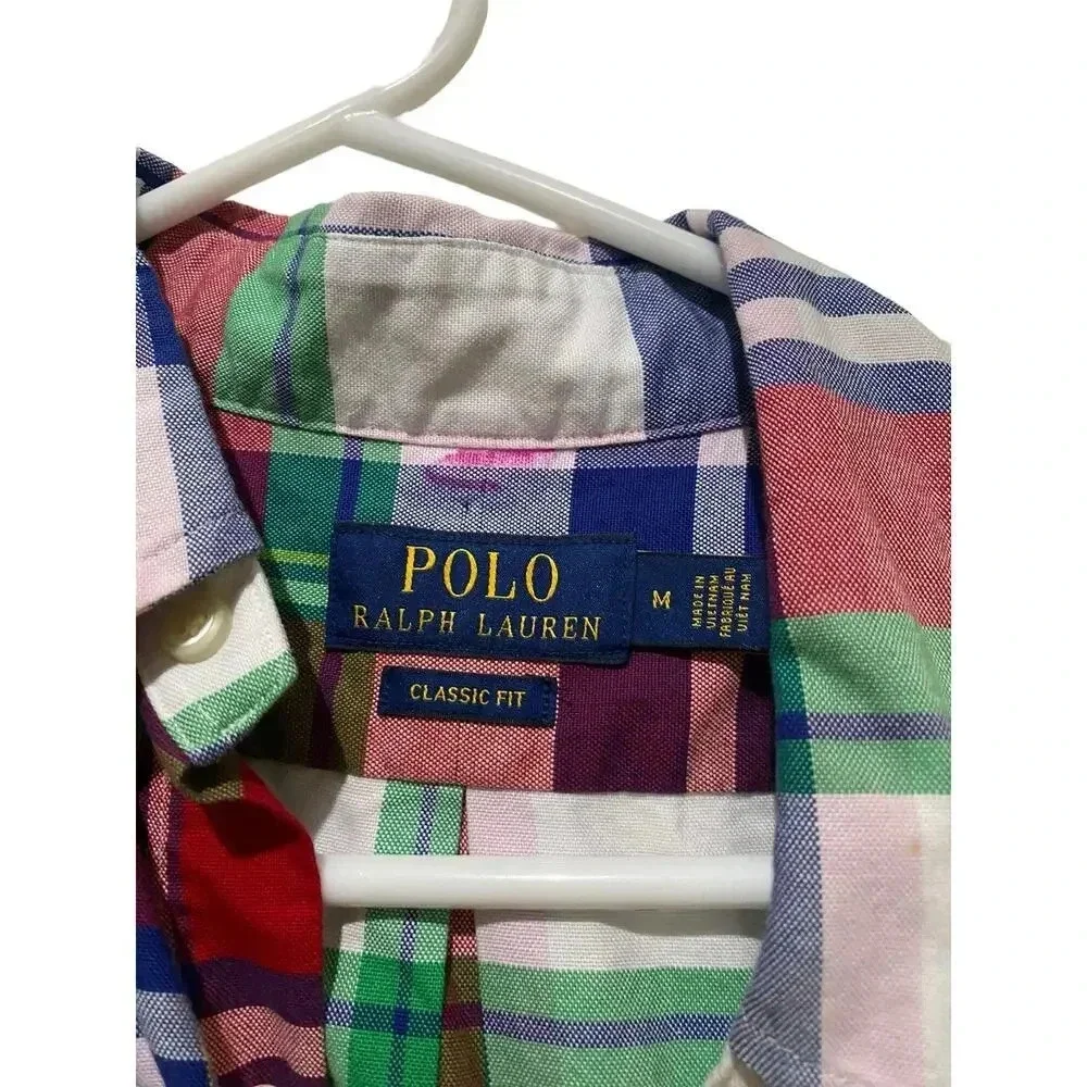 POLO Ralph Lauren Long Sleeve Button-Down Oxford Shirt Size M